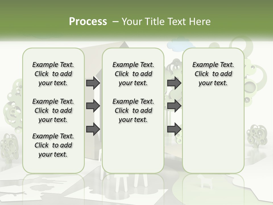 A Group Of People Standing In Front Of A House PowerPoint Template