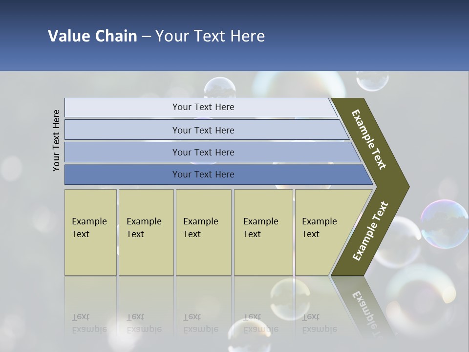 A Bunch Of Soap Bubbles Floating In The Air PowerPoint Template