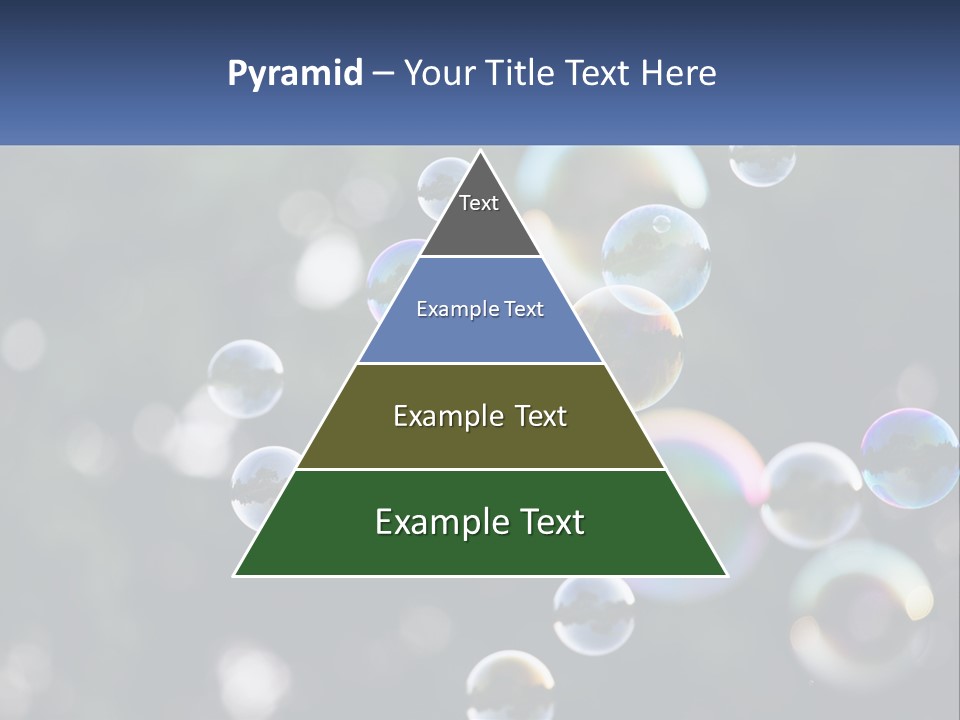 A Bunch Of Soap Bubbles Floating In The Air PowerPoint Template