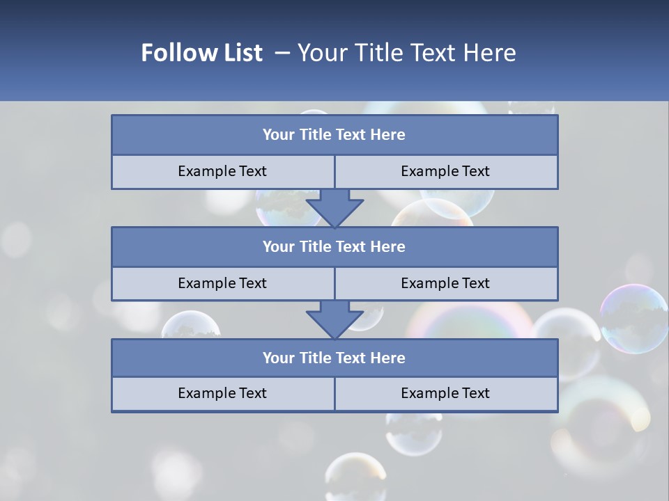 A Bunch Of Soap Bubbles Floating In The Air PowerPoint Template
