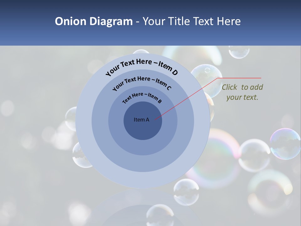 A Bunch Of Soap Bubbles Floating In The Air PowerPoint Template