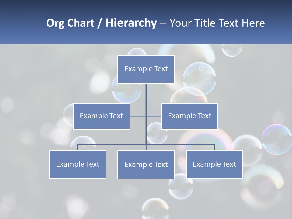 A Bunch Of Soap Bubbles Floating In The Air PowerPoint Template