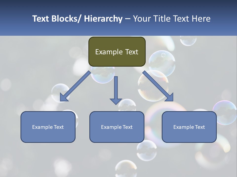 A Bunch Of Soap Bubbles Floating In The Air PowerPoint Template