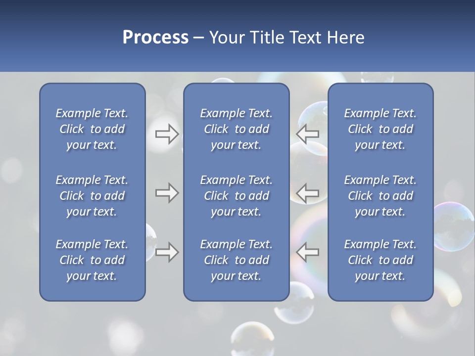 A Bunch Of Soap Bubbles Floating In The Air PowerPoint Template