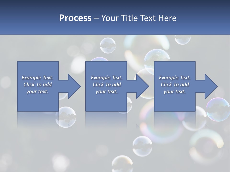 A Bunch Of Soap Bubbles Floating In The Air PowerPoint Template