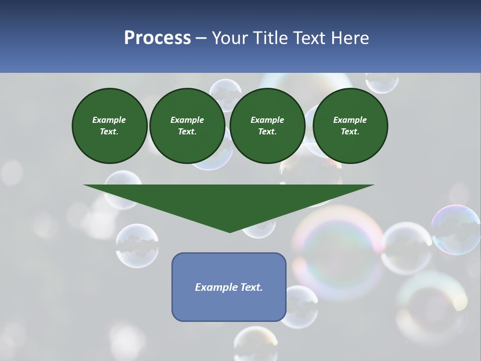 A Bunch Of Soap Bubbles Floating In The Air PowerPoint Template