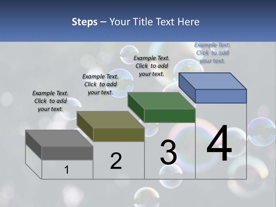 A Bunch Of Soap Bubbles Floating In The Air PowerPoint Template