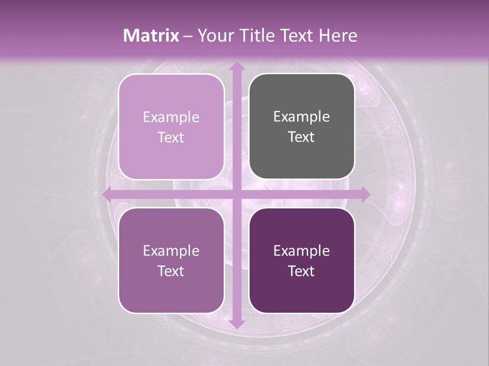 A Purple Abstract Background With A Circular Shape PowerPoint Template