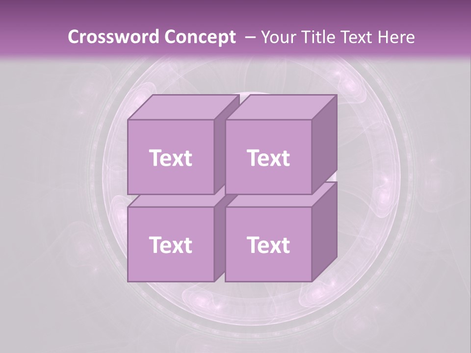 A Purple Abstract Background With A Circular Shape PowerPoint Template
