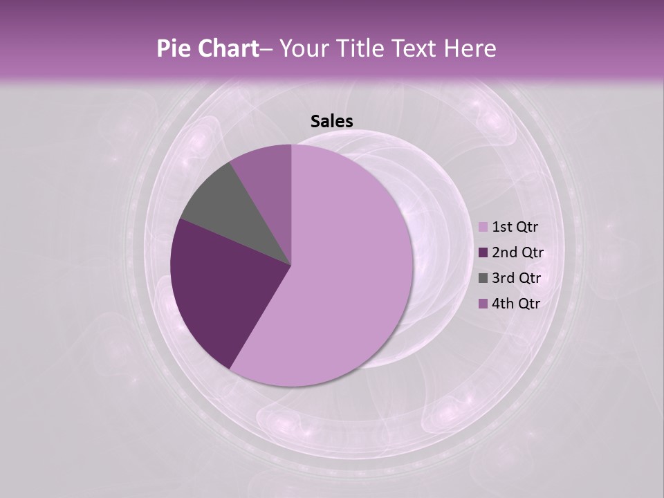 A Purple Abstract Background With A Circular Shape PowerPoint Template