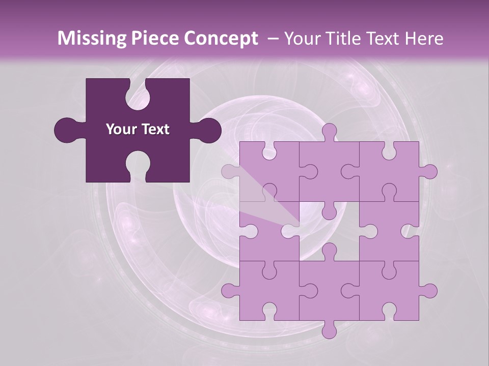 A Purple Abstract Background With A Circular Shape PowerPoint Template