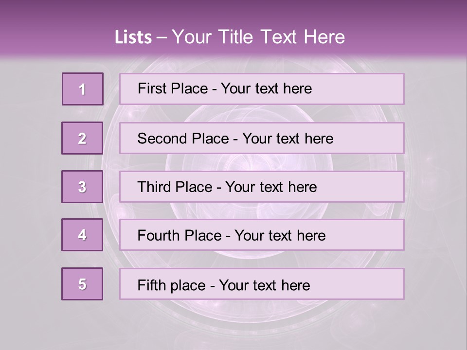 A Purple Abstract Background With A Circular Shape PowerPoint Template