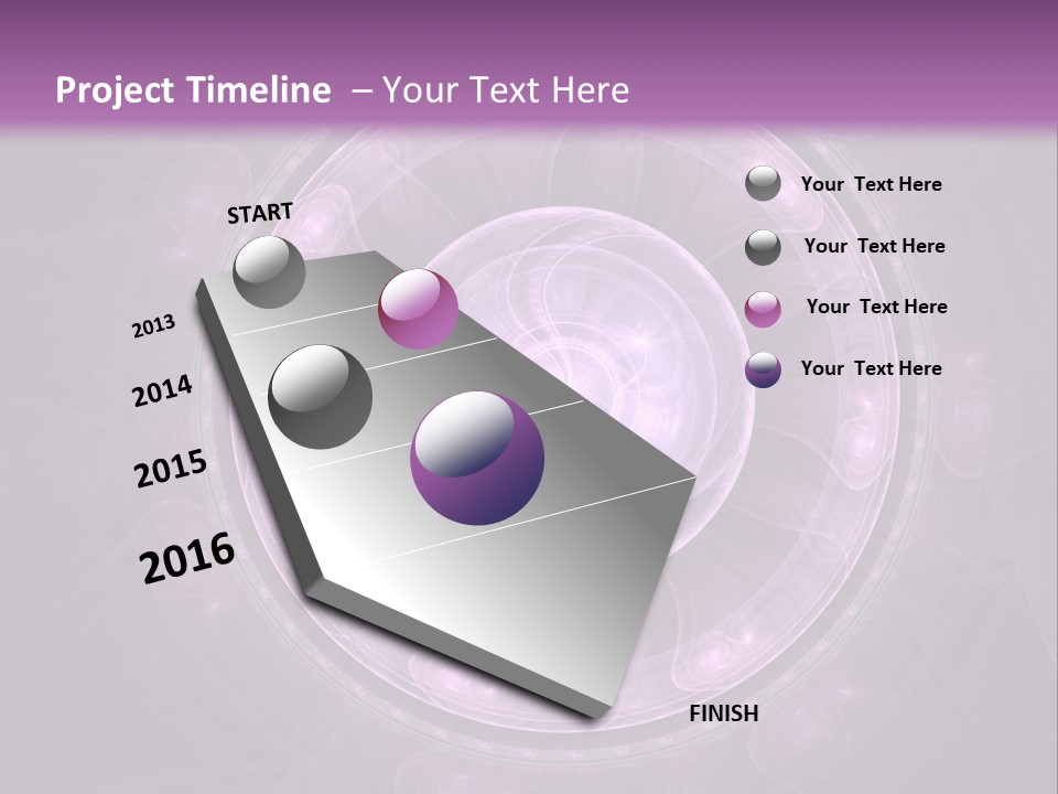 A Purple Abstract Background With A Circular Shape PowerPoint Template