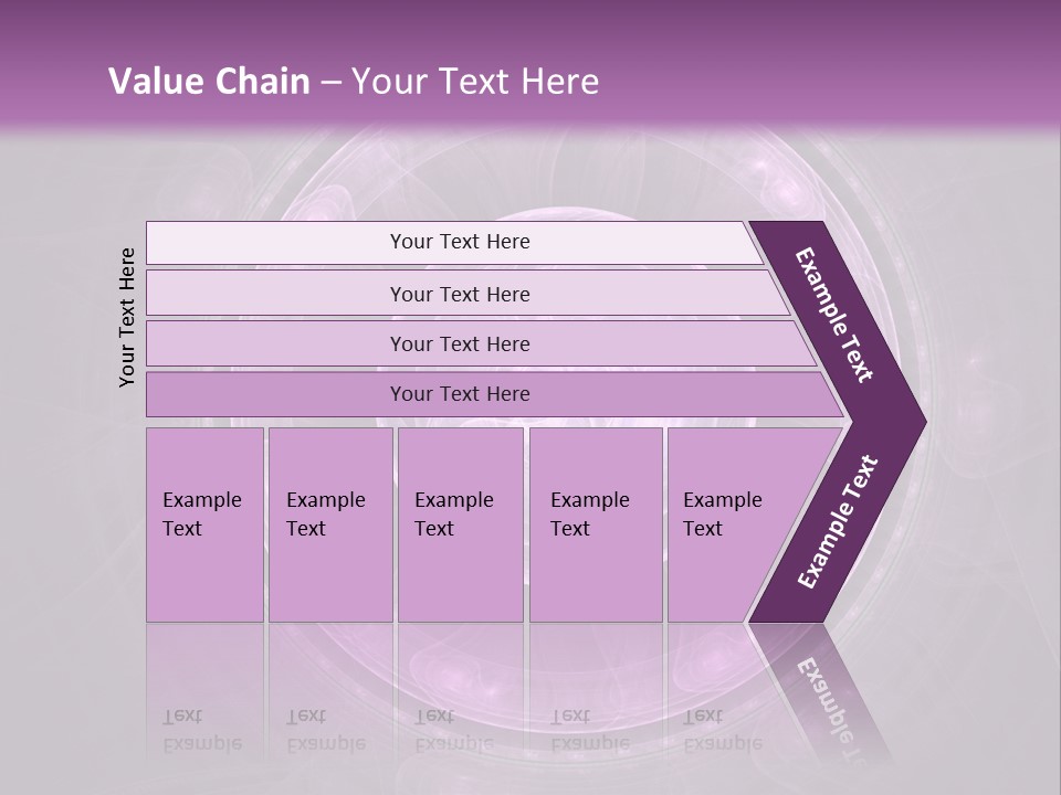 A Purple Abstract Background With A Circular Shape PowerPoint Template