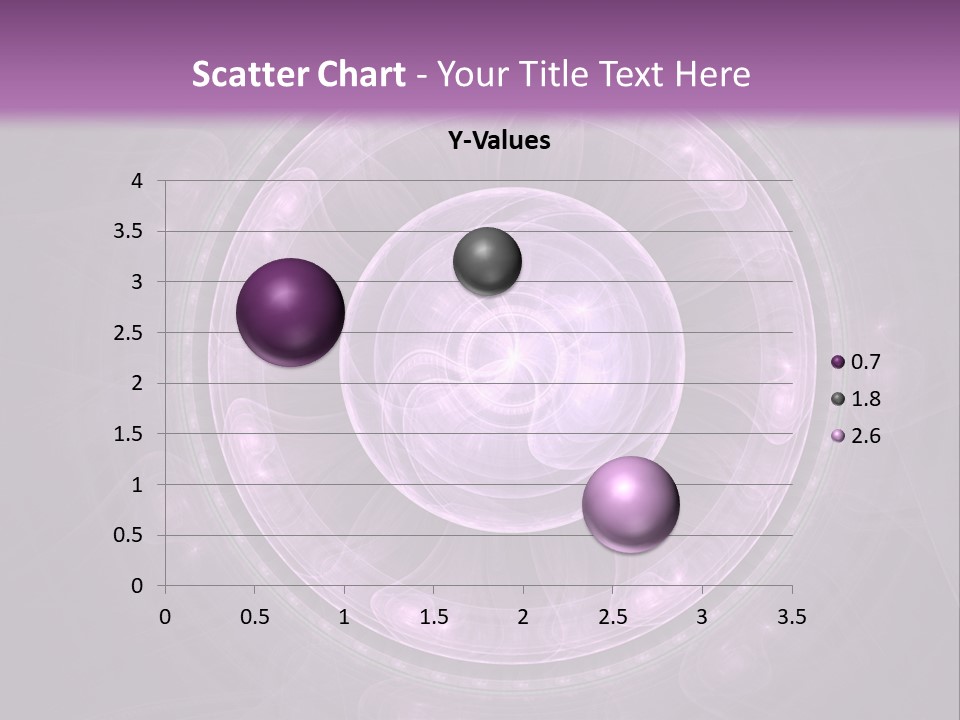 A Purple Abstract Background With A Circular Shape PowerPoint Template