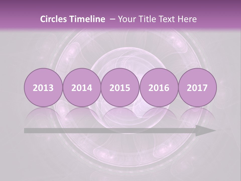 A Purple Abstract Background With A Circular Shape PowerPoint Template
