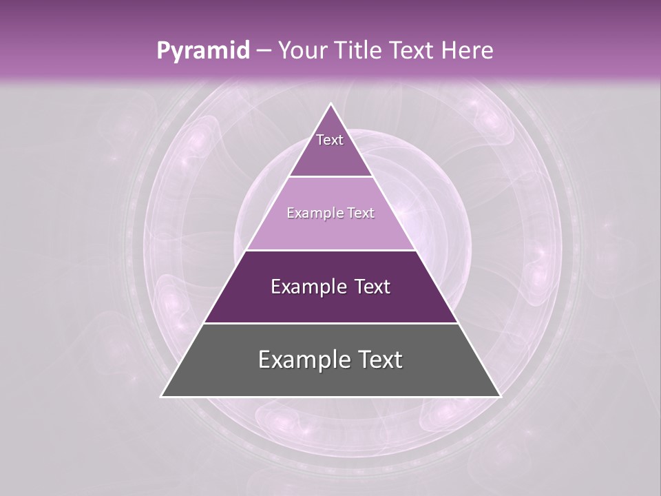 A Purple Abstract Background With A Circular Shape PowerPoint Template