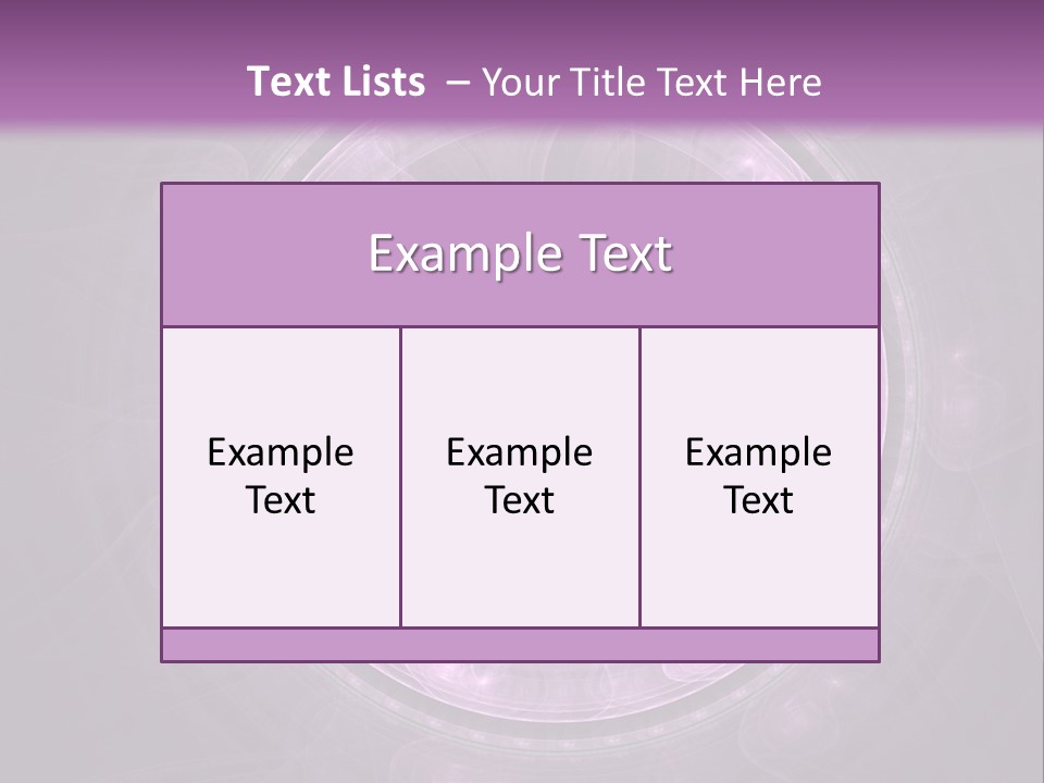 A Purple Abstract Background With A Circular Shape PowerPoint Template