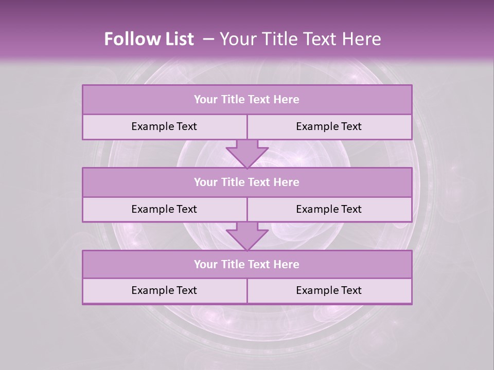 A Purple Abstract Background With A Circular Shape PowerPoint Template