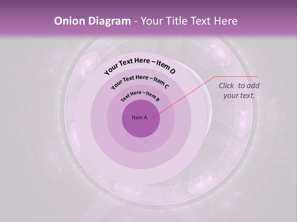 A Purple Abstract Background With A Circular Shape PowerPoint Template
