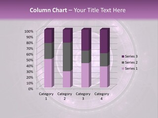 A Purple Abstract Background With A Circular Shape PowerPoint Template