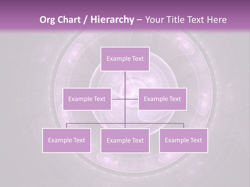 A Purple Abstract Background With A Circular Shape PowerPoint Template