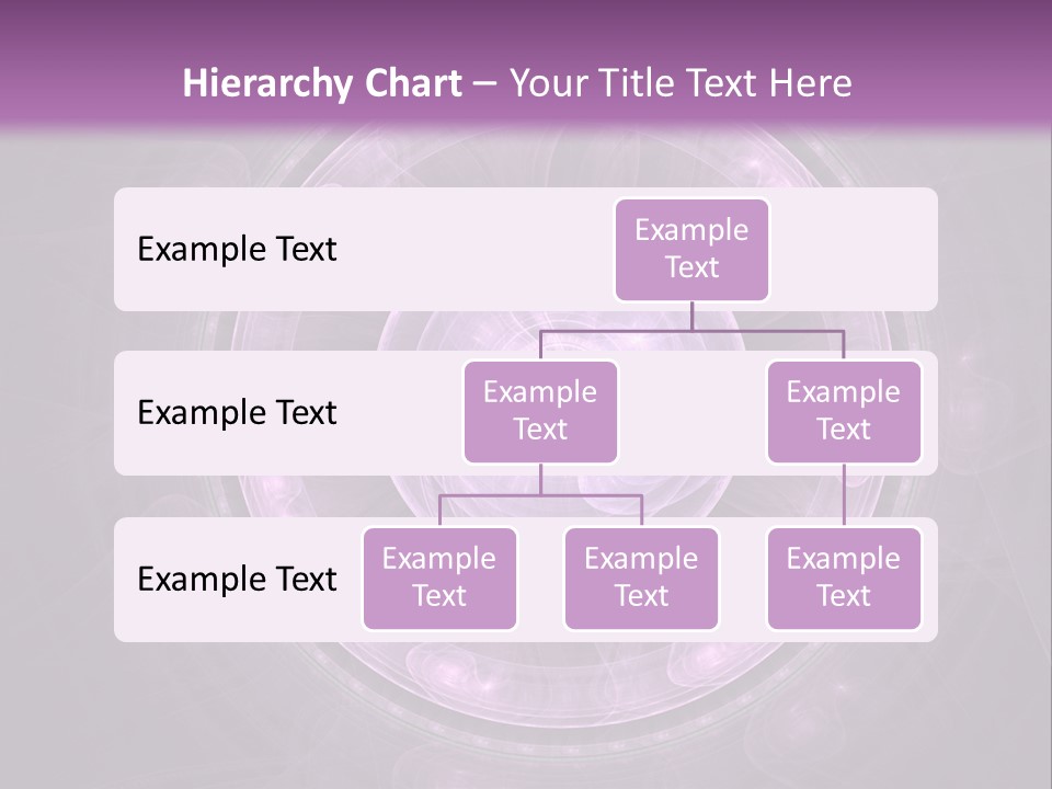 A Purple Abstract Background With A Circular Shape PowerPoint Template