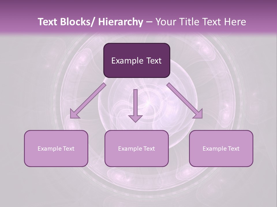 A Purple Abstract Background With A Circular Shape PowerPoint Template