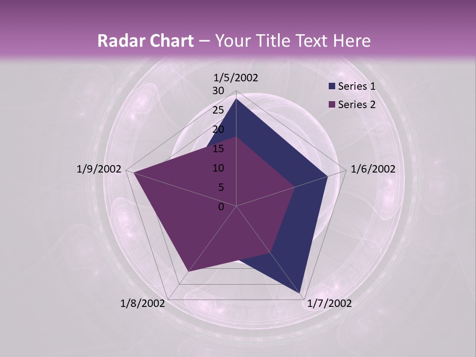 A Purple Abstract Background With A Circular Shape PowerPoint Template