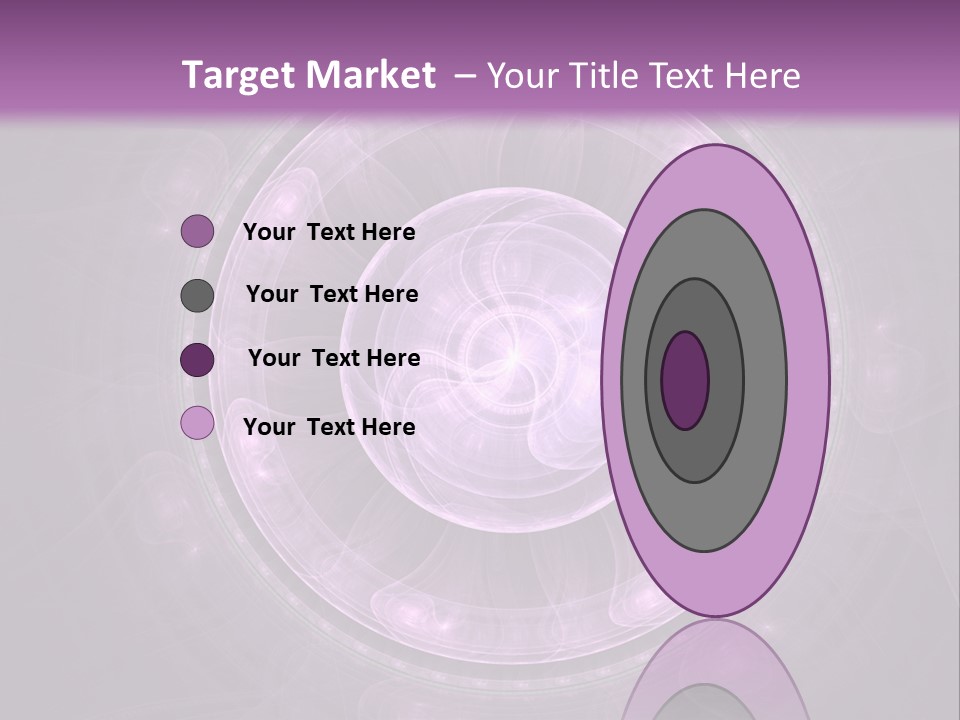A Purple Abstract Background With A Circular Shape PowerPoint Template