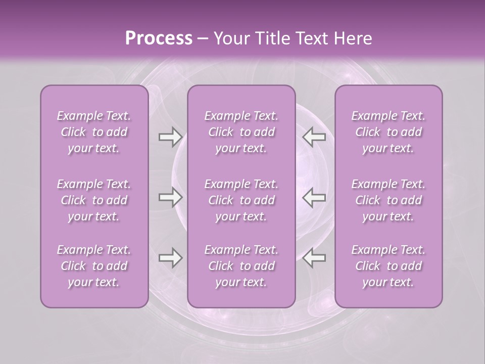 A Purple Abstract Background With A Circular Shape PowerPoint Template