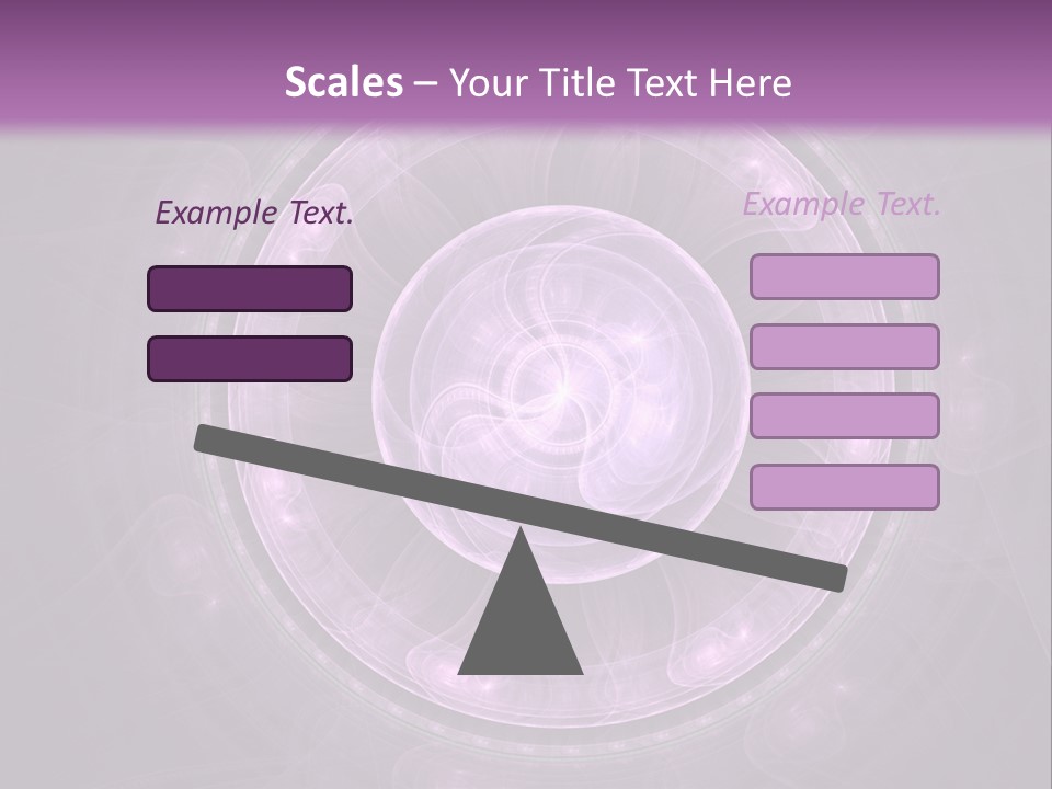 A Purple Abstract Background With A Circular Shape PowerPoint Template