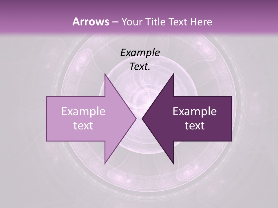 A Purple Abstract Background With A Circular Shape PowerPoint Template