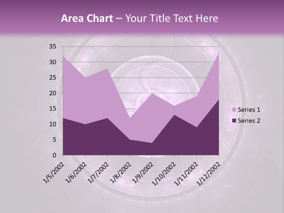 A Purple Abstract Background With A Circular Shape PowerPoint Template