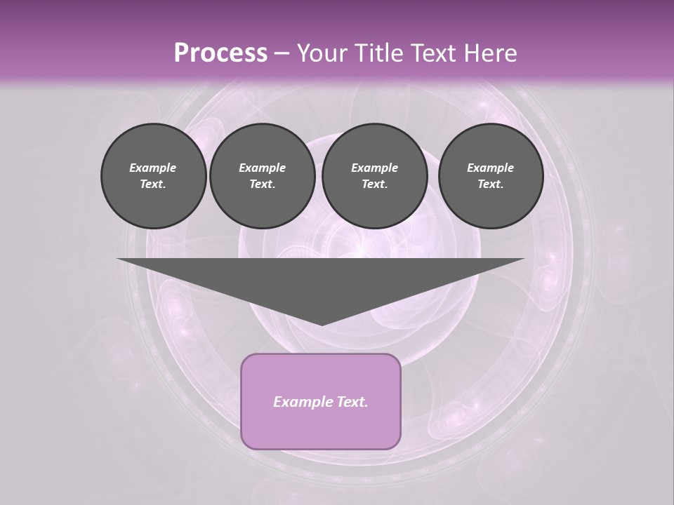 A Purple Abstract Background With A Circular Shape PowerPoint Template
