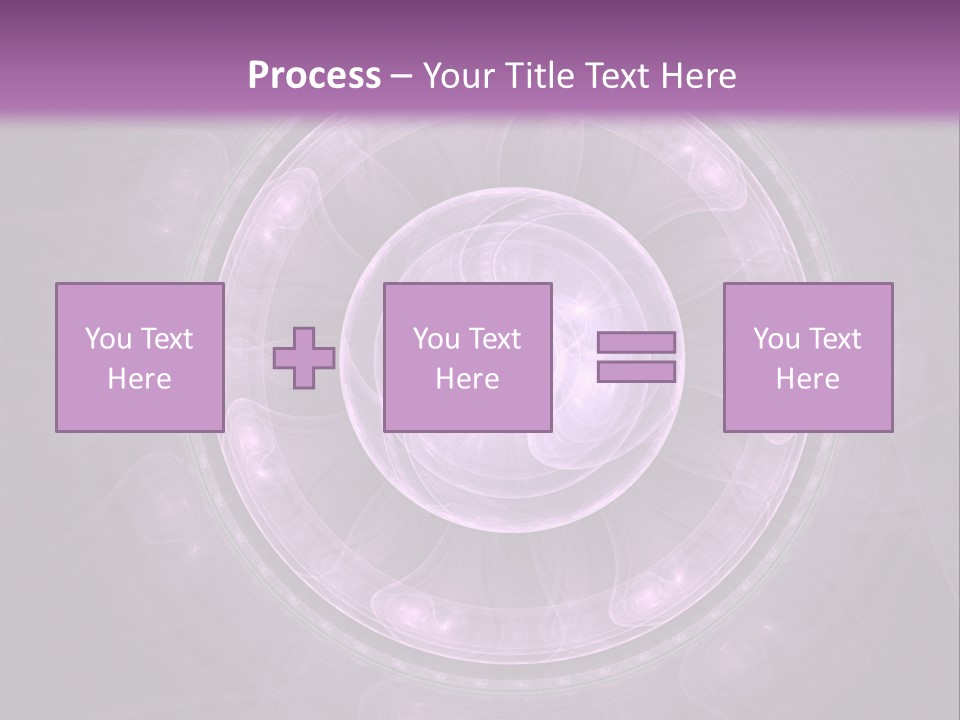 A Purple Abstract Background With A Circular Shape PowerPoint Template