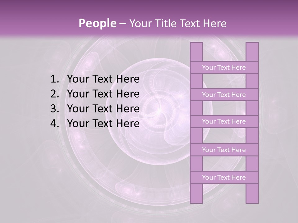A Purple Abstract Background With A Circular Shape PowerPoint Template