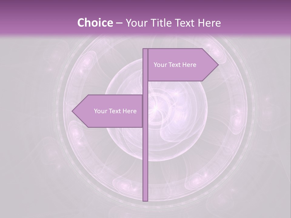 A Purple Abstract Background With A Circular Shape PowerPoint Template