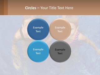 Two Children In A Swimming Pool Powerpoint Template PowerPoint Template