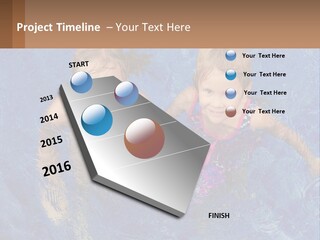Two Children In A Swimming Pool Powerpoint Template PowerPoint Template