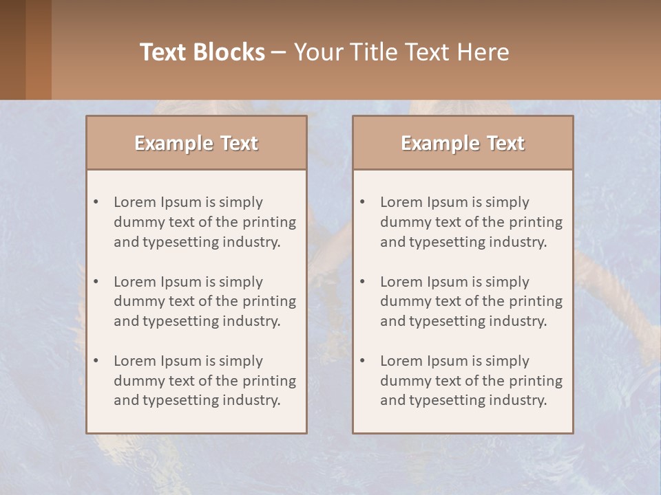 Two Children In A Swimming Pool Powerpoint Template PowerPoint Template