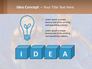 Two Children In A Swimming Pool Powerpoint Template PowerPoint Template