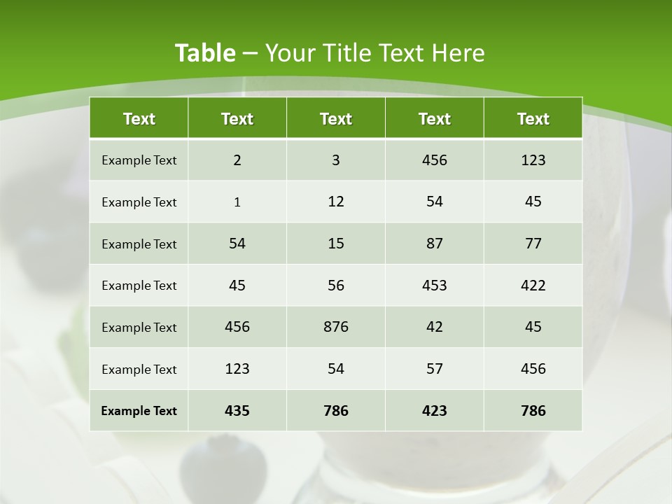 A Glass Filled With A Smoothie Next To Blueberries PowerPoint Template