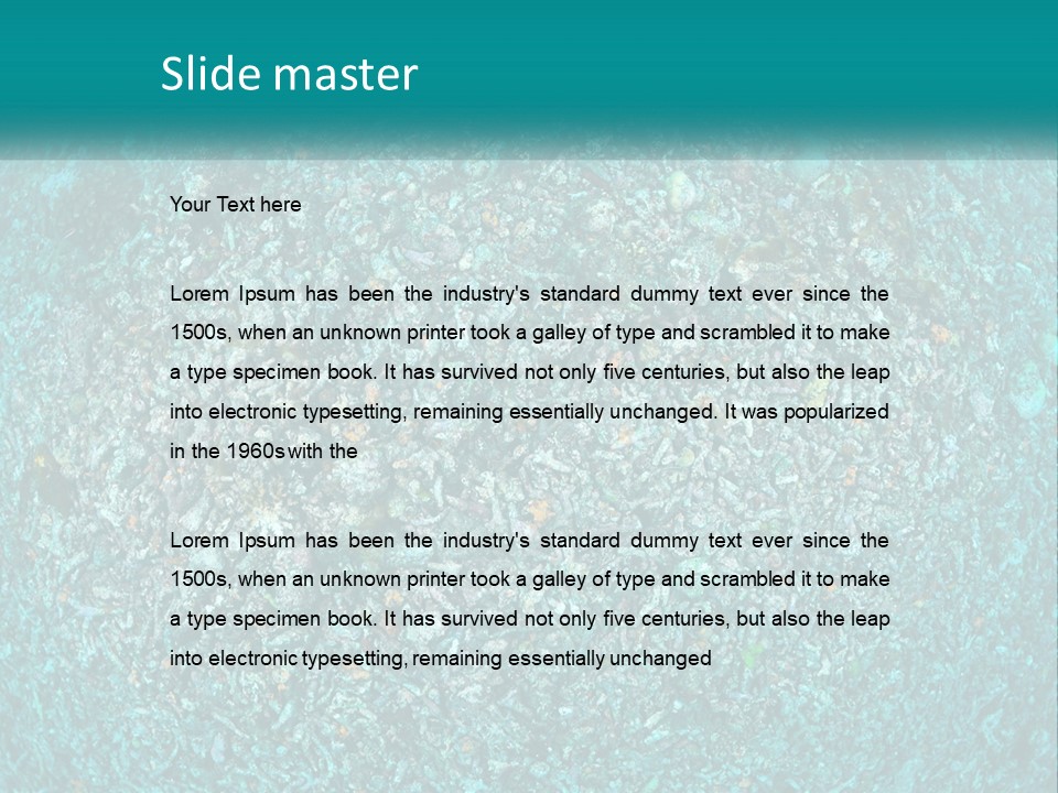 A Large Amount Of Rocks In The Ocean Powerpoint Template PowerPoint Template