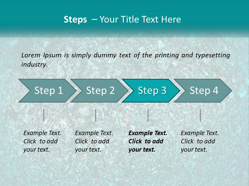 A Large Amount Of Rocks In The Ocean Powerpoint Template PowerPoint Template