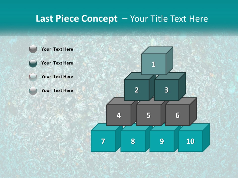 A Large Amount Of Rocks In The Ocean Powerpoint Template PowerPoint Template