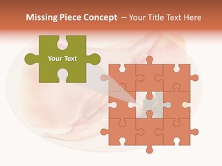A Piece Of Raw Chicken On A Plate With Parsley PowerPoint Template