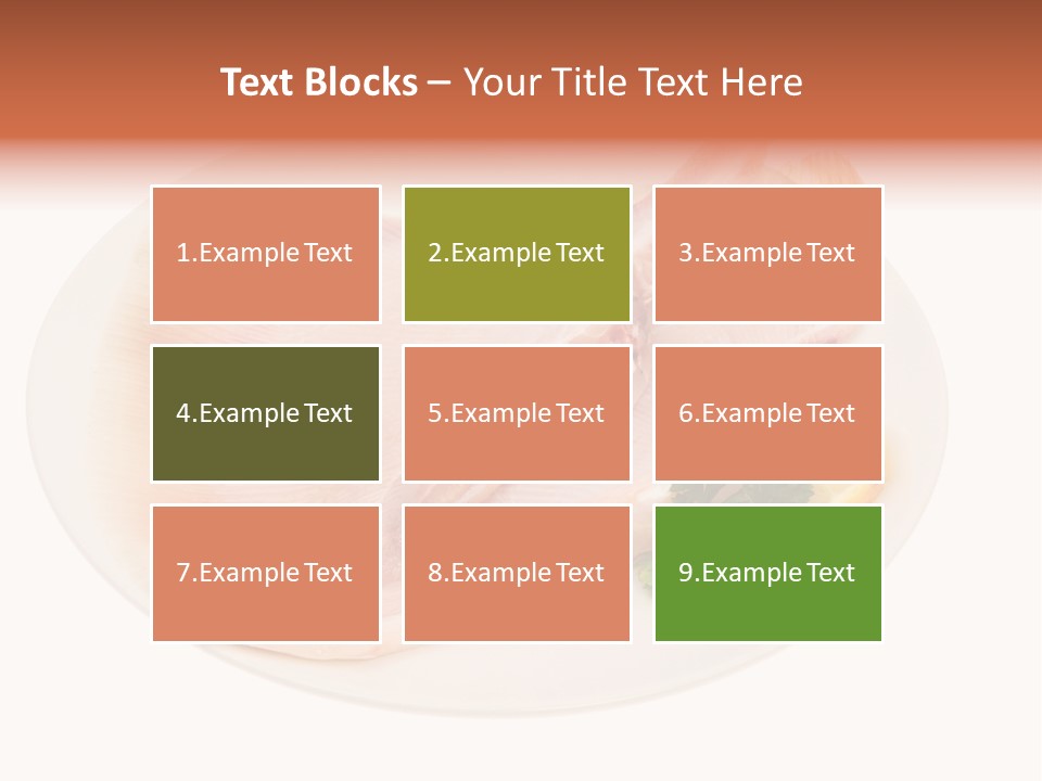 A Piece Of Raw Chicken On A Plate With Parsley PowerPoint Template