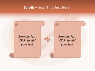 A Piece Of Raw Chicken On A Plate With Parsley PowerPoint Template