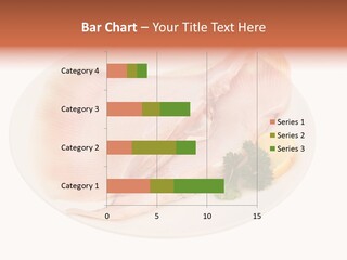 A Piece Of Raw Chicken On A Plate With Parsley PowerPoint Template